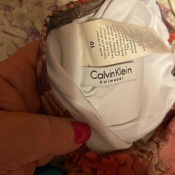 Swimsuit Top 🩱 Calvin Klein Size 10 - Picture 4 of 5